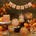 thumbnail image 4 of Fall Thanksgiving Tiered Tray Decor Set, Wood Sign Rustic Farmhouse Decor, Rustic Farmhouse Truck Spice Blocks Autumn Wooden Sign, Fall Wood Bead Decorative Tabletop Sign for Autumn Thanksgiving Day, 4 of 4