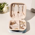 thumbnail image 6 of Whale Travel-Portable Square Jewelry Organizer Storage Box - Rings, Earrings, Necklaces, and Bracelets Holder for Girls and Women, 6 of 6