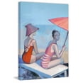 thumbnail image 2 of Beach Elegance Painting Print on Wrapped Canvas, 2 of 5