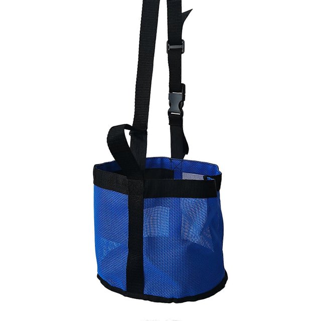 Pferdespeicherbag Fütterungsschale Heubeutel Mit Nackengurt Für Pferdeanhänger Blue M Futtermittelbeutel Heuhaltereimer