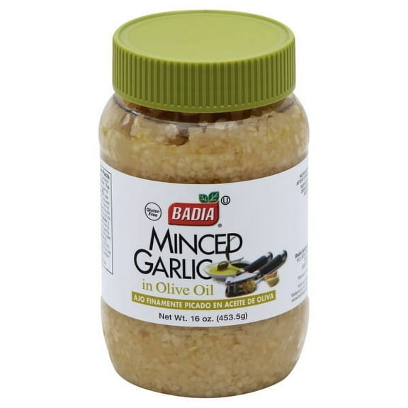 Badia Garlic Minced In Oil 16 OZ (Pack of 12)
