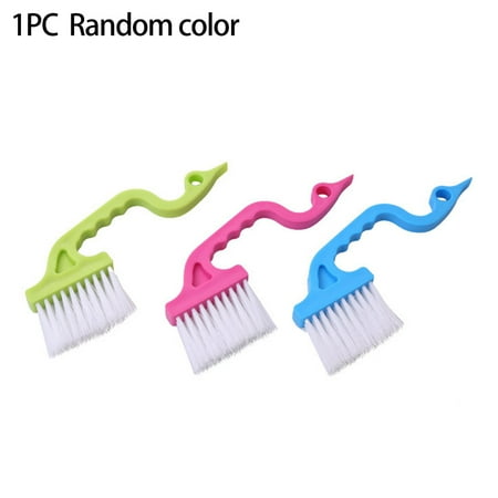 

Door Cleaning Brush 2 In 1 Kitchen Shutter Window Groove Hanging Hole Hand Held
