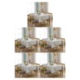 thumbnail image 2 of Guardoinrt Easy Care Rectangular Tablecloth Sturdy And Durable Ensures Easy Maintenance linen 90*90CM 5Set, 2 of 6