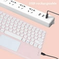 thumbnail image 4 of CHOK Wireless Bluetooth Keyboard with Touchpad for ipad  Portable Mini Small Universal Rechargeable 10 inch Ultra-Slim Wireless Keyboard for Tablet Smartphone PC Computer Laptop Windows A, 4 of 7