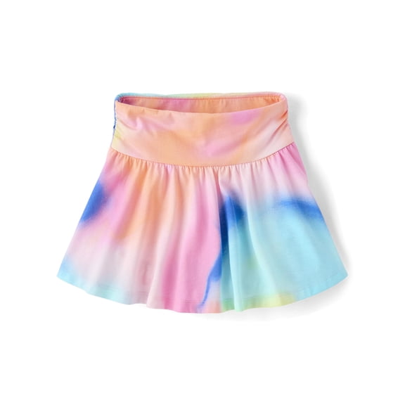 The Children's Place Girls Printed High Rise Ruched Skort, Sizes XS-XXL