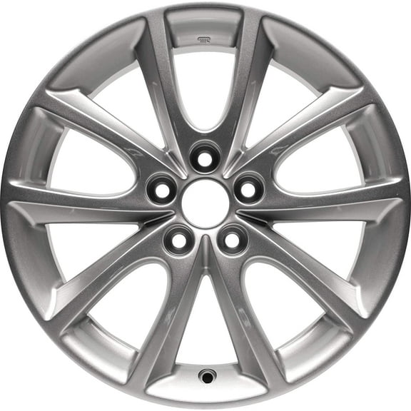 New Aluminum Wheel Rim 16 Inch Fits 2012-2016 Subaru Impreza 16x6.5 5 on 100mm 10 Spoke