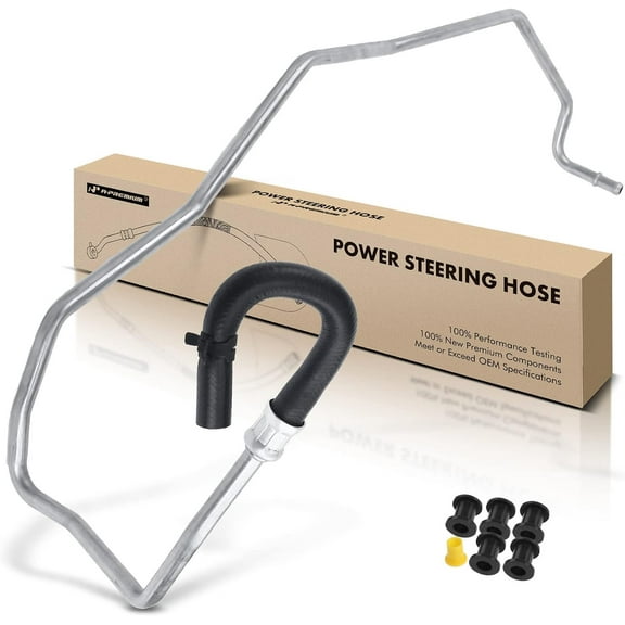 A-Premium Power Steering Return Line Hose Assembly Compatible with Ford Fusion Mercury Milan 2006-2009 V6 3.0L Gear To Pipe