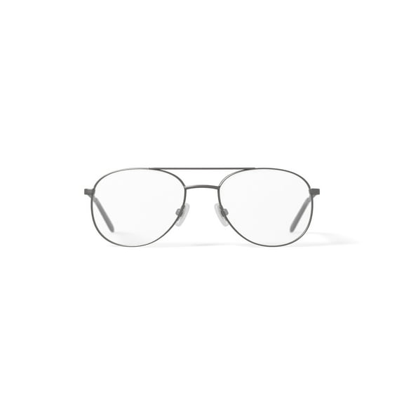 Adolfo Youth Olympian Aviator Prescription Eyeglasses with Case, Gray