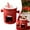 Red, variant on FURNIX Chocolate Fondue Candle, Chocolate Fondue Cups, Ceramic, Candy Fondue Cup 130 Ml With Fork For Dinner Butter Warmer Tapas At Home, Fondue For Chocolate And Cheese,Brown