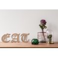 thumbnail image 5 of 6" Old English Wooden Letters - Premium MDF Wood Wall Letters, 5 of 30