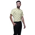 thumbnail image 2 of BESTMAN Printed Shirts For Men Short Sleeve Button Down Casual Cotton Shirt, 2 of 5