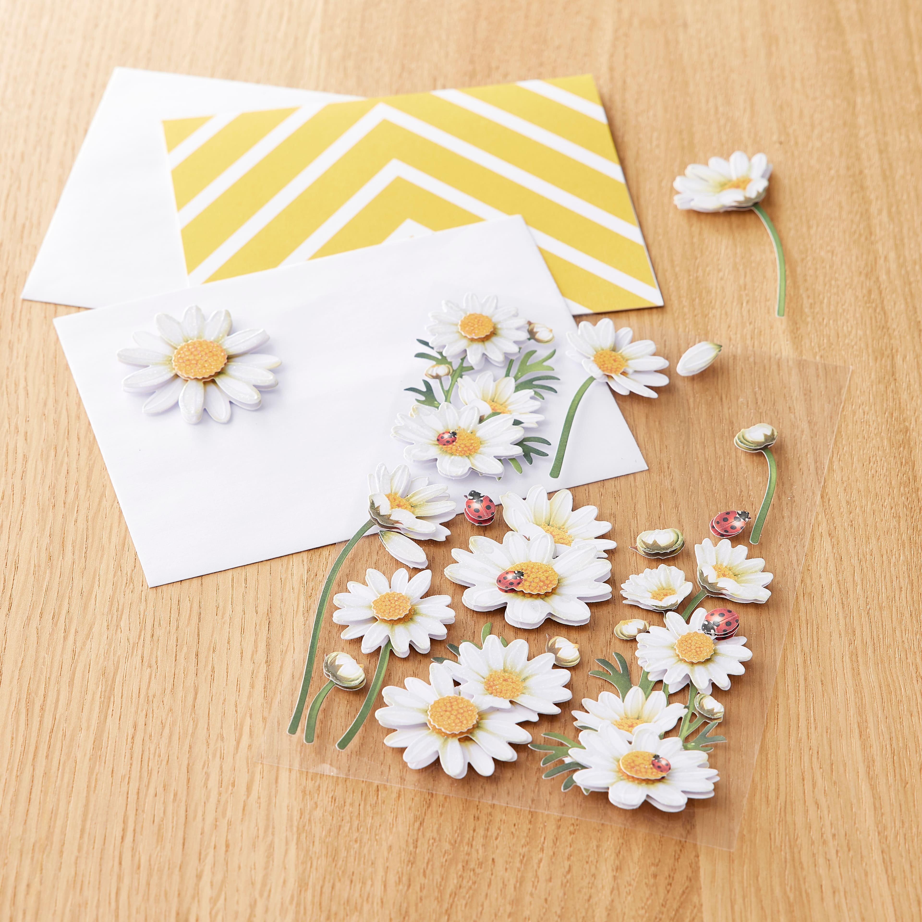 Recollections Daisy Dimensional Stickers, 12 Packs: 16 ct. (192 total)
