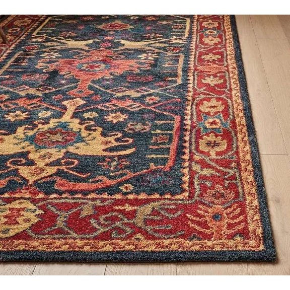 Eclatique Hand-Tufted Bohemian Wool Area Rug - 100% New Zealand Wool ...