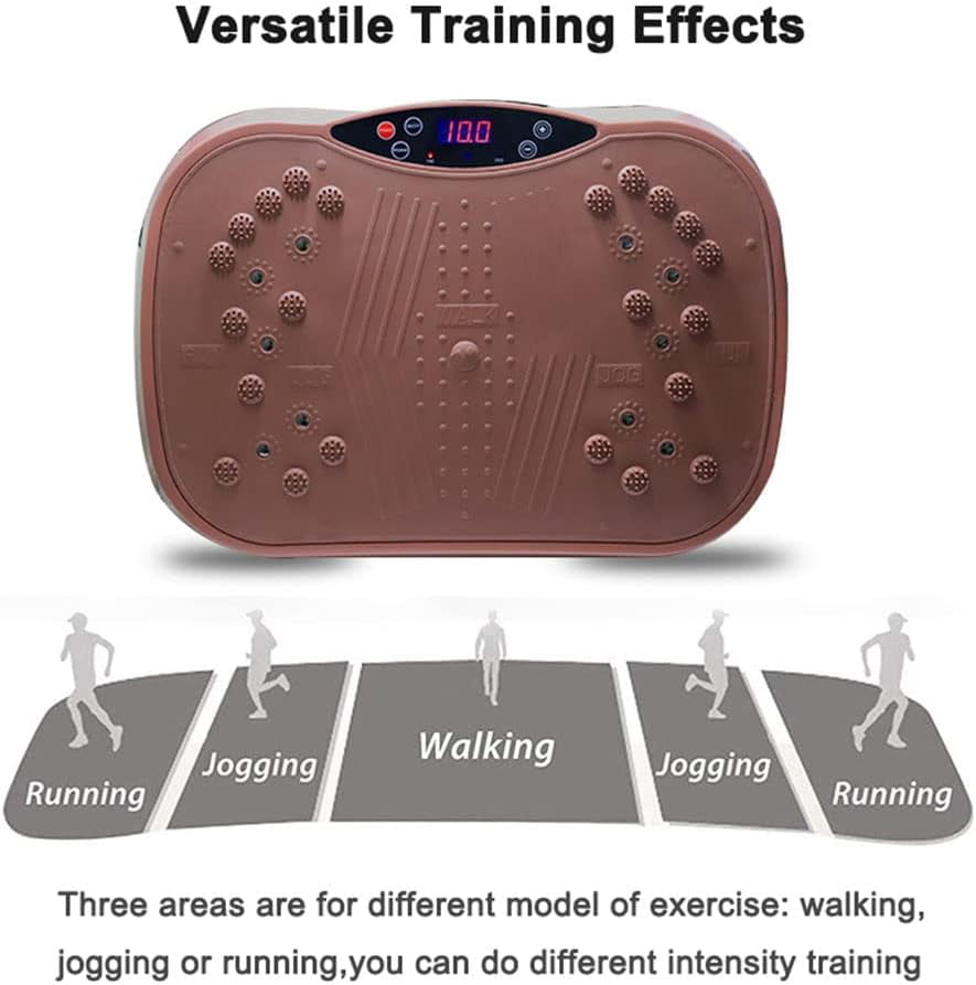 Vibration Platform Machines Whole Body Workout Vibration Plate Exercise Fitness Platform for Weight Loss Slimming Training Massage 1-99 Levels