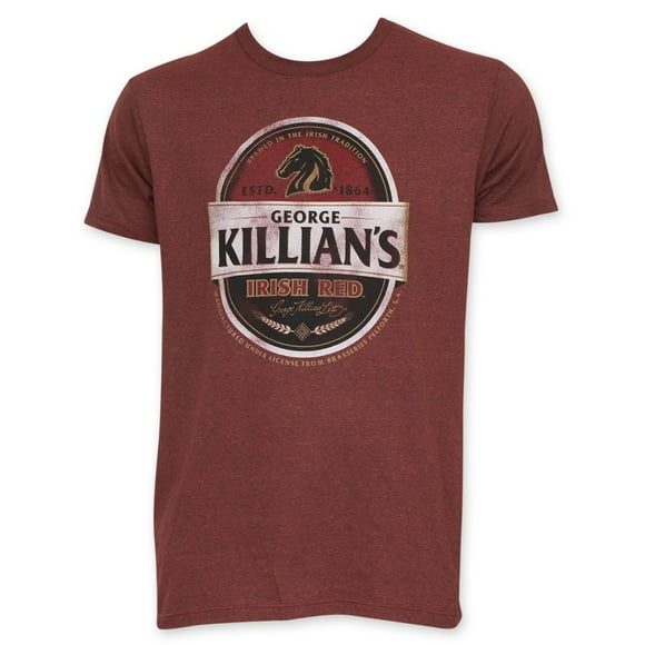Killian's Men's Red Beer Logo T-Shirt-Medium
