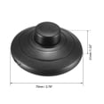 thumbnail image 2 of Interruptor de pedal Uxcell para lámpara LED, control de encendido/apagado, color negro, paquete de 3, 2 of 5