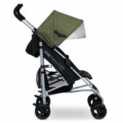 Jeep TurboGlyde Plus Stroller by Delta Children - Lightweight Travel Stroller Only Weighs 13.7 Pounds, Olive Green