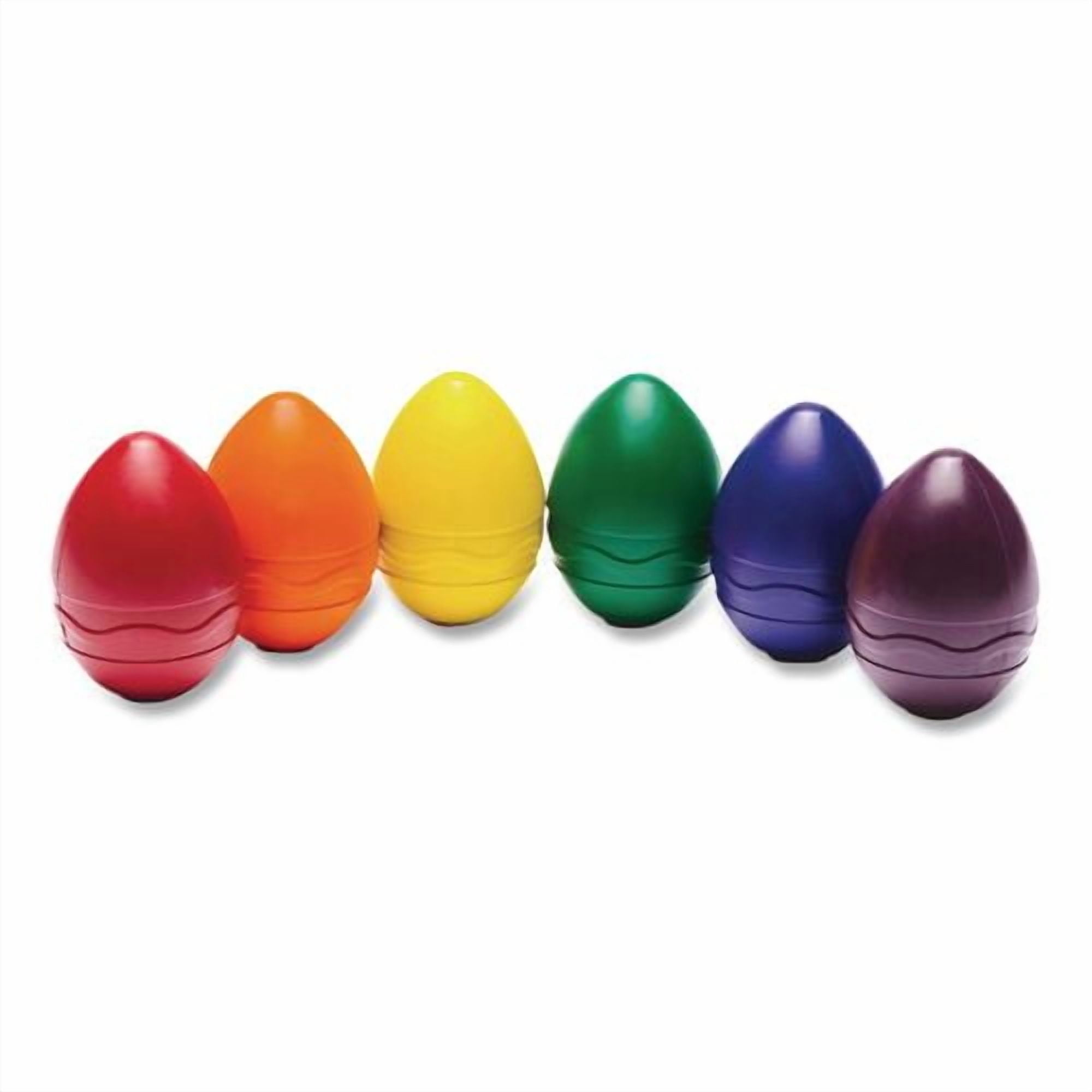 My First Washable Palm Grasp Crayons, Assorted Colors, 6/Pack | Bundle of 2