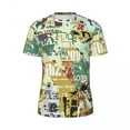 thumbnail image 4 of T Shirt For Men Newspaper Collage Man Vintage Aesthetic Streetwear Sports Breathable Summer Fashion, 4 of 7