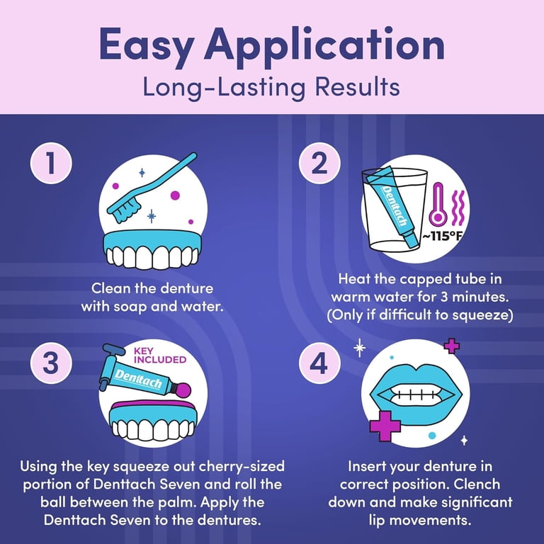 Denttach Seven Thermoplastic Denture Adhesive and Cushion Reliner