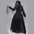 thumbnail image 4 of KAWELL Halloween Cosplay Costume Long Dress Ghost Bride/Witch/Vampire Cosplay Costume, 4 of 5