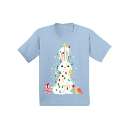 

Awkward Styles Toddler Christmas Shirt for Toddler Girls Christmas Shirt for Toddler Boys Rabbit T-Shirt