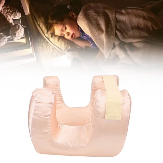 Sleeping Pillow, Polyurethane Soft and Comfortable Neck Face Support Pillow for Home Camping Travel Sleeping