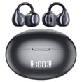 thumbnail image 1 of Cshidworld Audífonos de Oído Abierto, Audífonos Inalámbricos Bluetooth 6.0 con Pantalla Inteligente, Cancelación de Ruido, 50 H de Reproducción, Diseño Ligero con Clip de Running, Hacer Ejercicio y D, 1 of 7