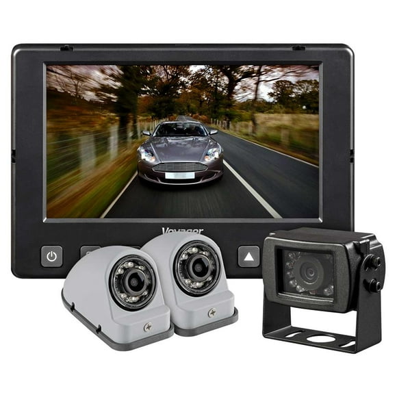 ASA Electronics Backup Camera VOS719WPLD3B 7 Inch TFT LCD Color Monitor; 800 x 450 Resolution; Waterproof