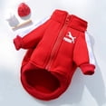 thumbnail image 1 of Baseball Dog Jacket Winter Dog Clothes for Small Medium Dogs Puppy Pet Vest French Bulldog Sweatshirt Chihuahua Costume Pug Coat ShopWise Round, 1 of 9