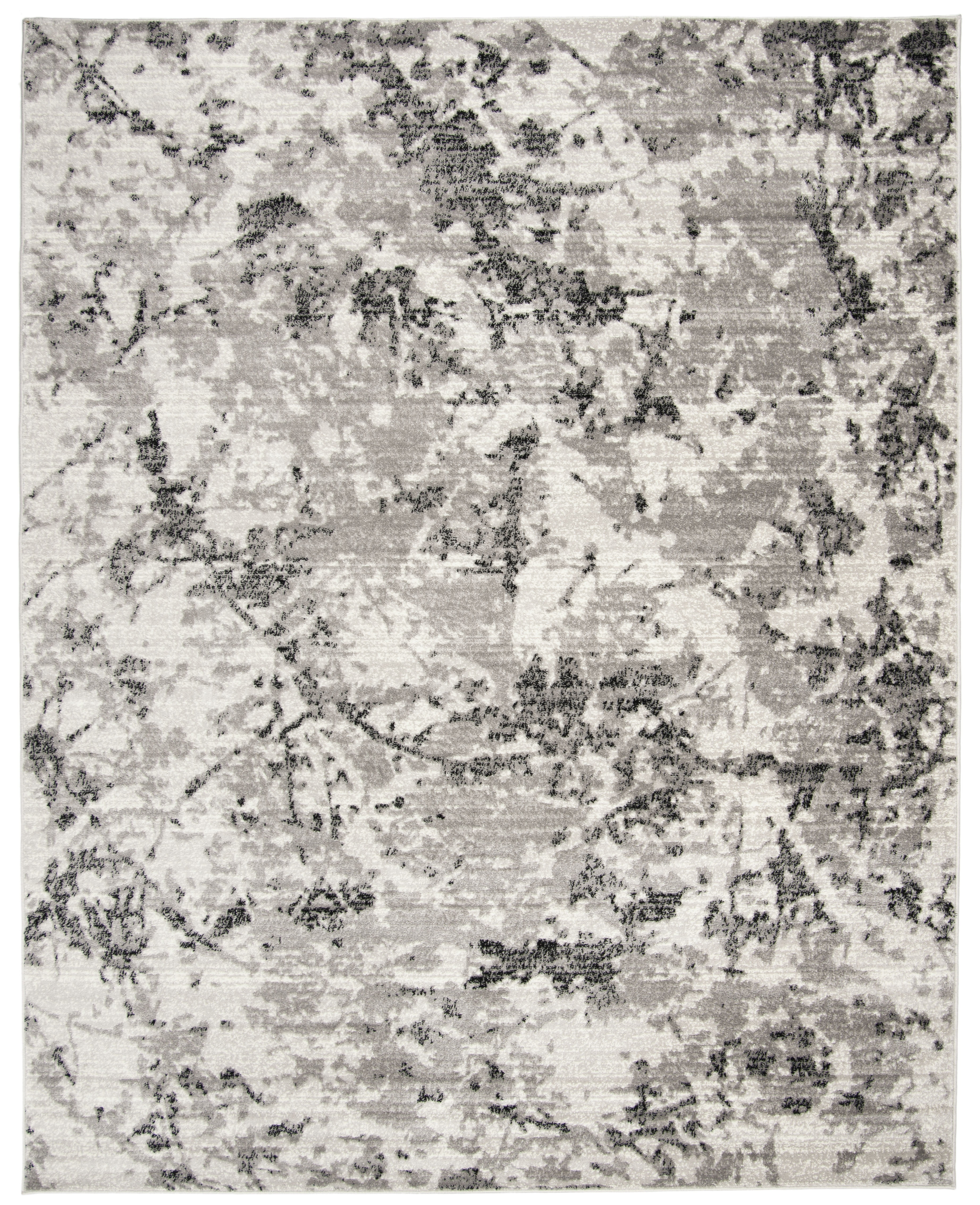 SAFAVIEH Skyler Joisse Abstract Area Rug, Grey/Ivory, 9' x 12'