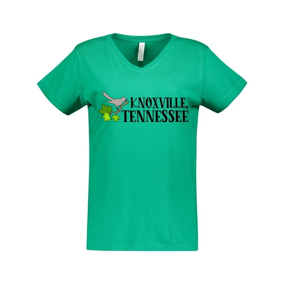 Inktastic Knoxville, Tennessee- Mockingbird Women's V-Neck T-Shirt