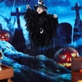 thumbnail image 4 of 2 pcs Halloween Fabric Ghosts Halloween Hanging Ghost Props for Outdoor Decorations, 4 of 9