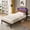 Black+Brown + Metal, variant on Arising Asia Twin Size Metal Platform Bed Frame with Wooden Headboard and Footboard with USB LINER, No Box Spring Needed, Under Bed Storage, Easy Assemble