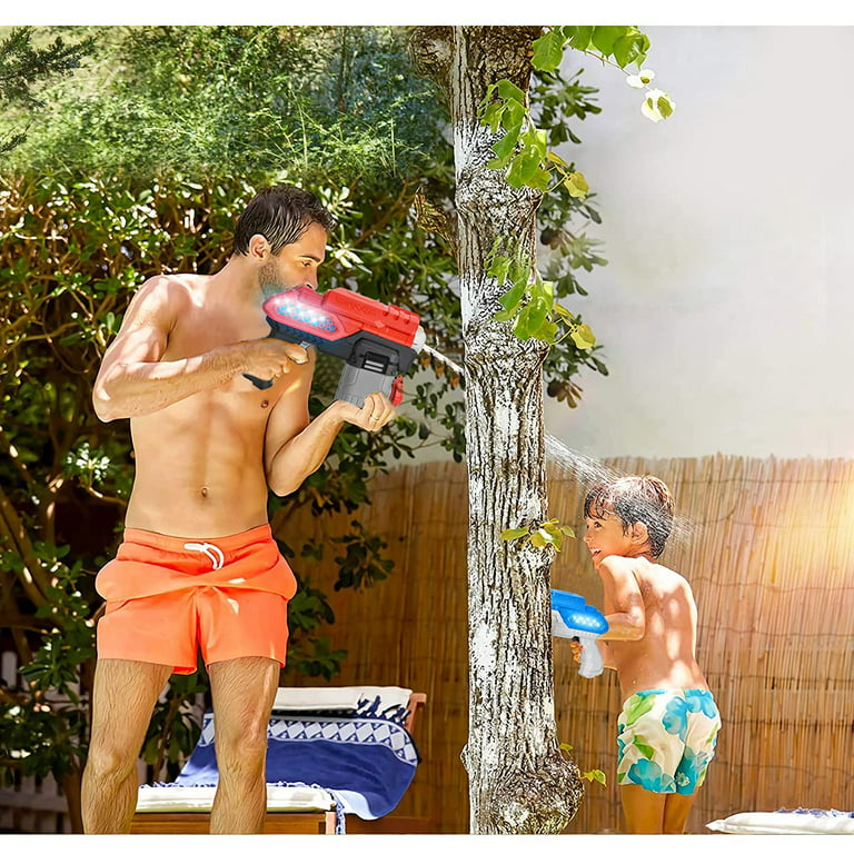 Electric Water Gun, Battery Operated Squirt Guns with Cool LED