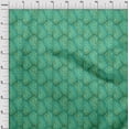 thumbnail image 3 of oneOone Cotton Poplin Twill Sea Green Fabric Batik Dress Material Fabric Print Fabric By The Yard 56 Inch Wide, 3 of 4