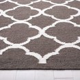 thumbnail image 3 of Safavieh Dhurries Brown Contemporary Rug - Square 7', 3 of 5