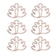 thumbnail image 5 of Clips de papel antideslizantes, 100 piezas de clips de papel metálicos, clips de papel lindos, clips de papel hechos para durar, 5 of 14
