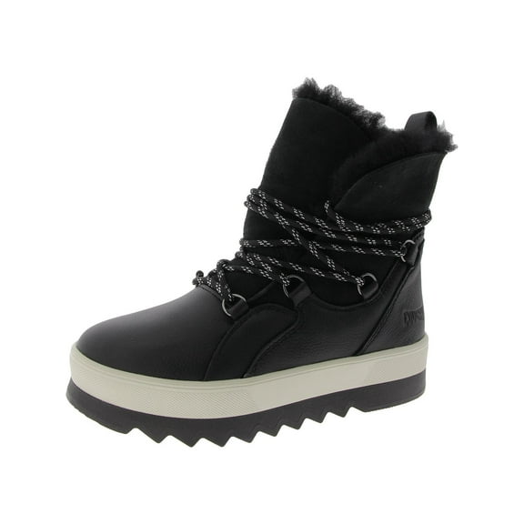 Cougar Womens Five Leather Lace-Up Winter & Snow Boots