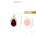 thumbnail image 3 of ANGARA Natural Solitaire Pear-Shaped Ruby Flame Pendant in 14K Yellow Gold for Women (Size-7x5mm) | July Birthstone, Birthday, Anniversary, Jewelry Gift for Women | Natural Ruby Necklace, 3 of 7
