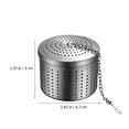 thumbnail image 2 of Worgeous 2Pcs 5.80X5.80X1.57Inch Loose Tea Strainer Easy to Clean Kitchen Tool, 2 of 8
