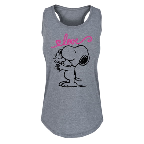 Peanuts - Valentine's Snoopy Love - Women's Racerback Tank Top