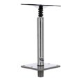 thumbnail image 4 of Attwood Swivl-Eze Lock’N-Pin ¾-Inch Pedestal Package, Brushed Aluminum Finish, 11 Inches Tall, 7-Inch x 7-Inch Base Plate, 4 of 7