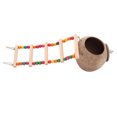 thumbnail image 1 of Coconut Bird House, Promotes Exercise Coconut Hideaway  Durability  For Hamster For Terrace, 1 of 8