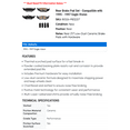 thumbnail image 2 of Rear Brake Pad Set - Compatible with 1995 - 1997 Eagle Vision 1996, 2 of 2