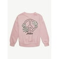 thumbnail image 4 of Justice Girls Fleece Crew Neck Sweatshirt, Sizes XS - XLP, 4 of 7