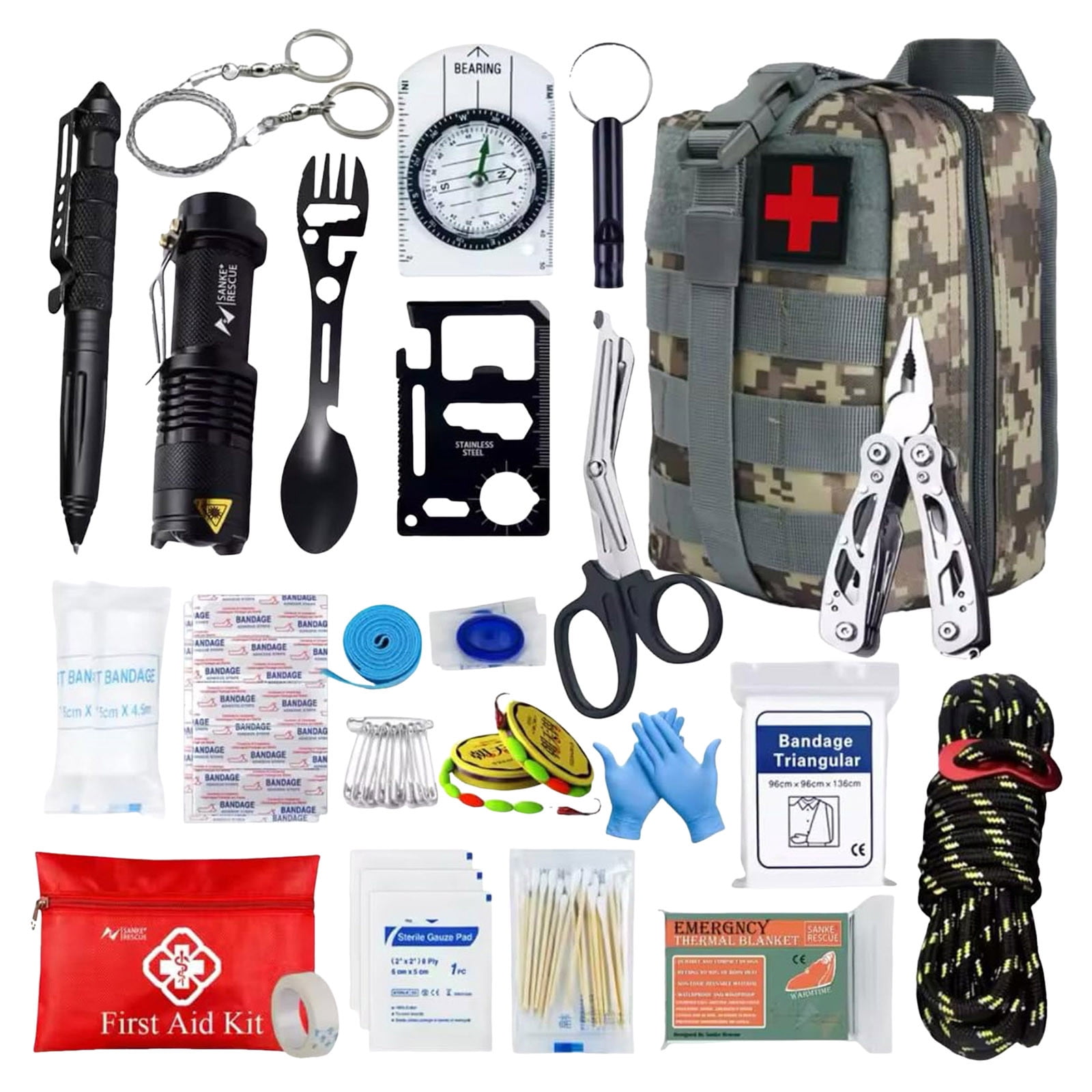 Riforla 72-Hour Emergency Kit - Complete Kit for Hiking, Camping