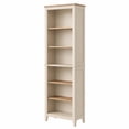 thumbnail image 2 of TacleeKii 6-Tier Bookshelf, Freestanding Bookcase with Open Shelves and Anti-Tip Design, Beige & Wood Color, 2 of 9