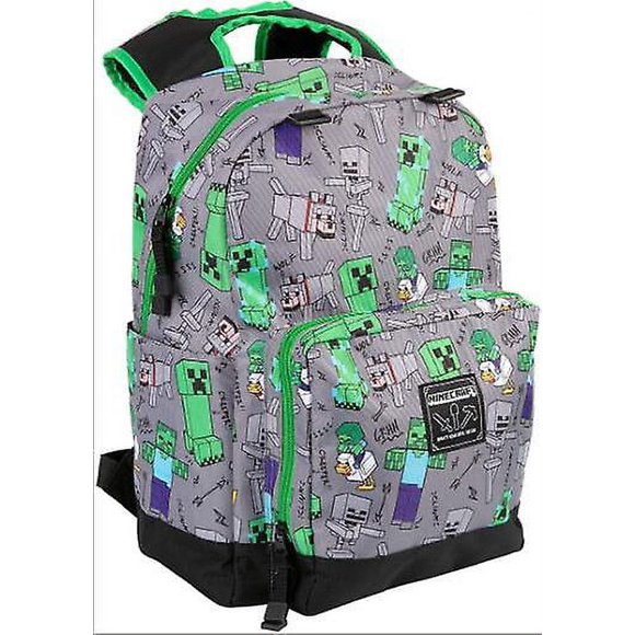 Minecraft Around Schoolbag Backpack 17 Inch