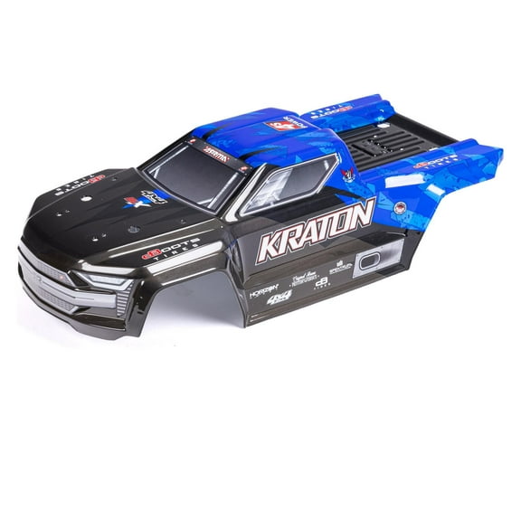 ARRMA KRATON 4X4 4S BLX Finished Body Black/Blue ARA402329 Car/Truck  Bodies wings & Decals